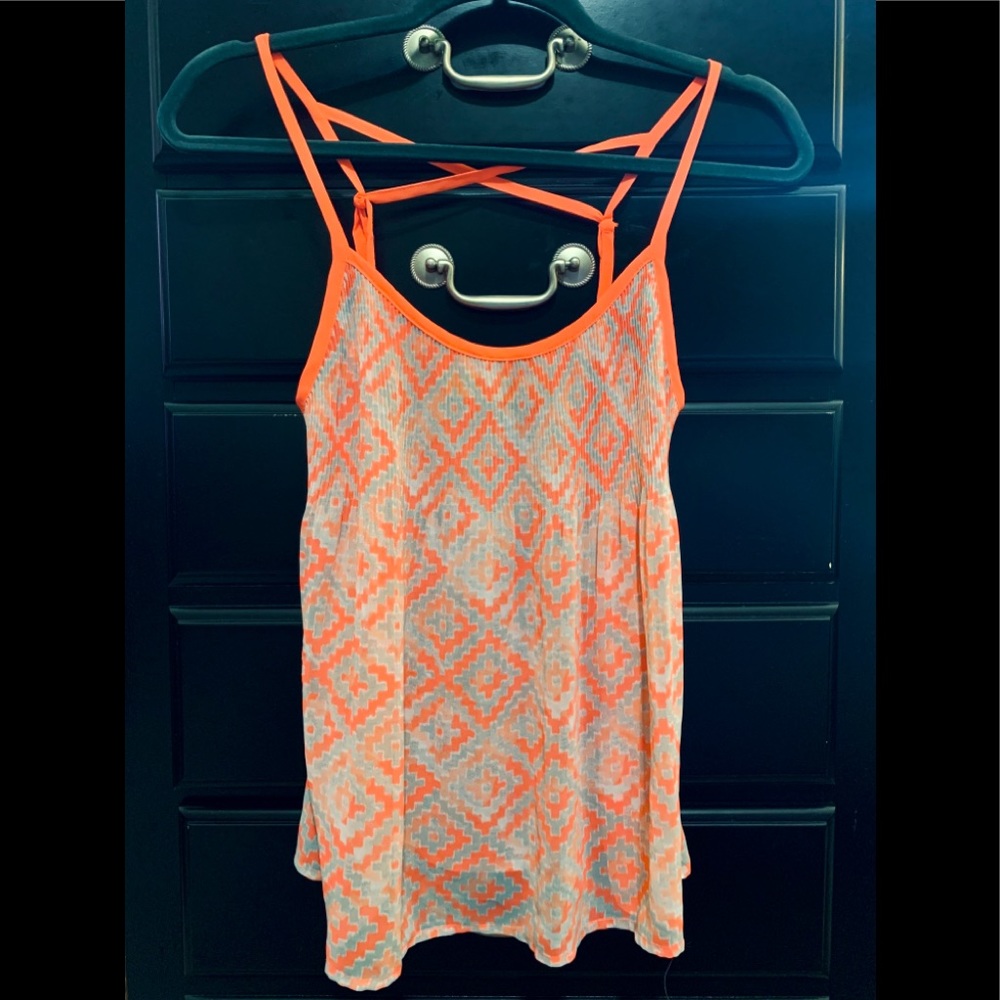 New Vera Wang Princess Junior Women Cute Summer Spring Tank Top Shirt Small
